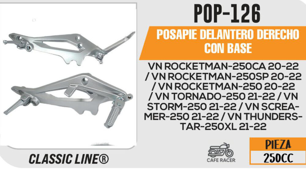 POSAPIE DELANTERO DERECHO CON BASE
