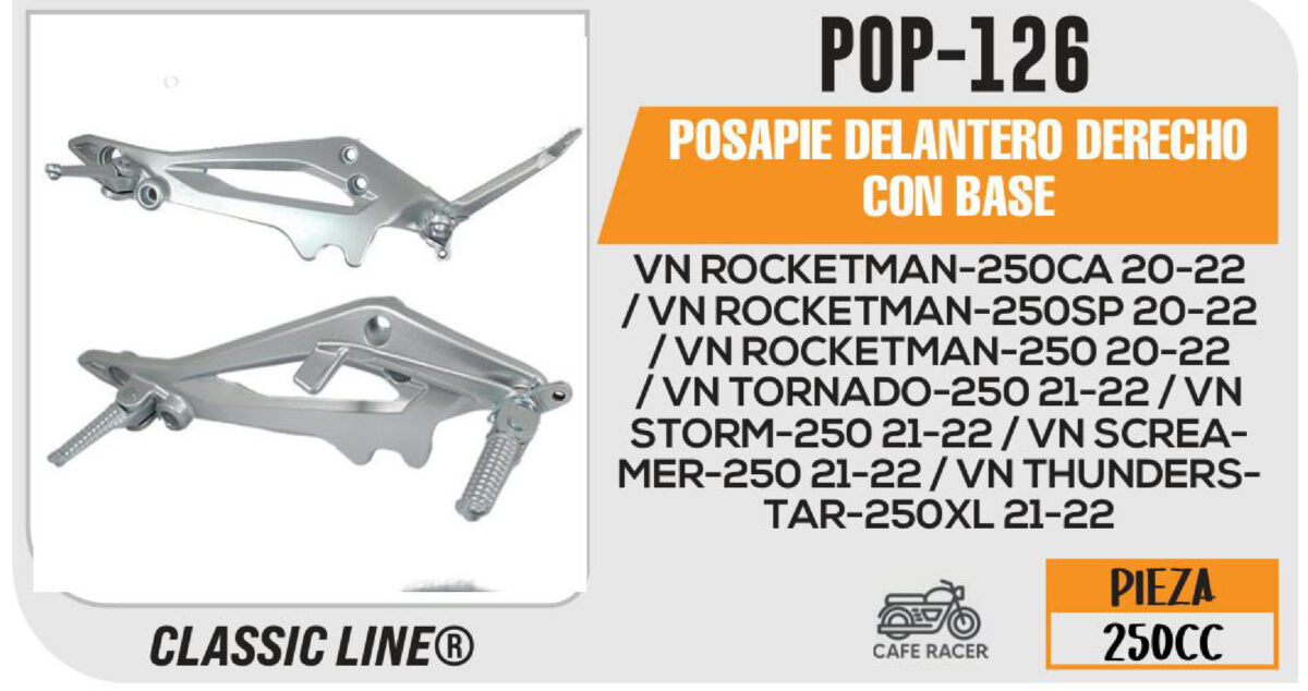 POSAPIE DELANTERO DERECHO CON BASE