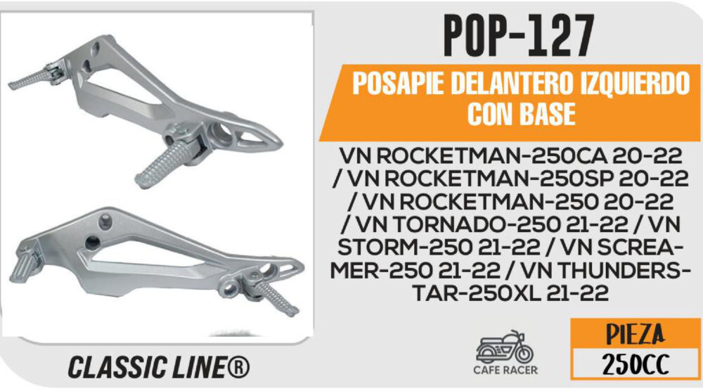 POSAPIE DELANTERO IZQUIERDO CON BASE