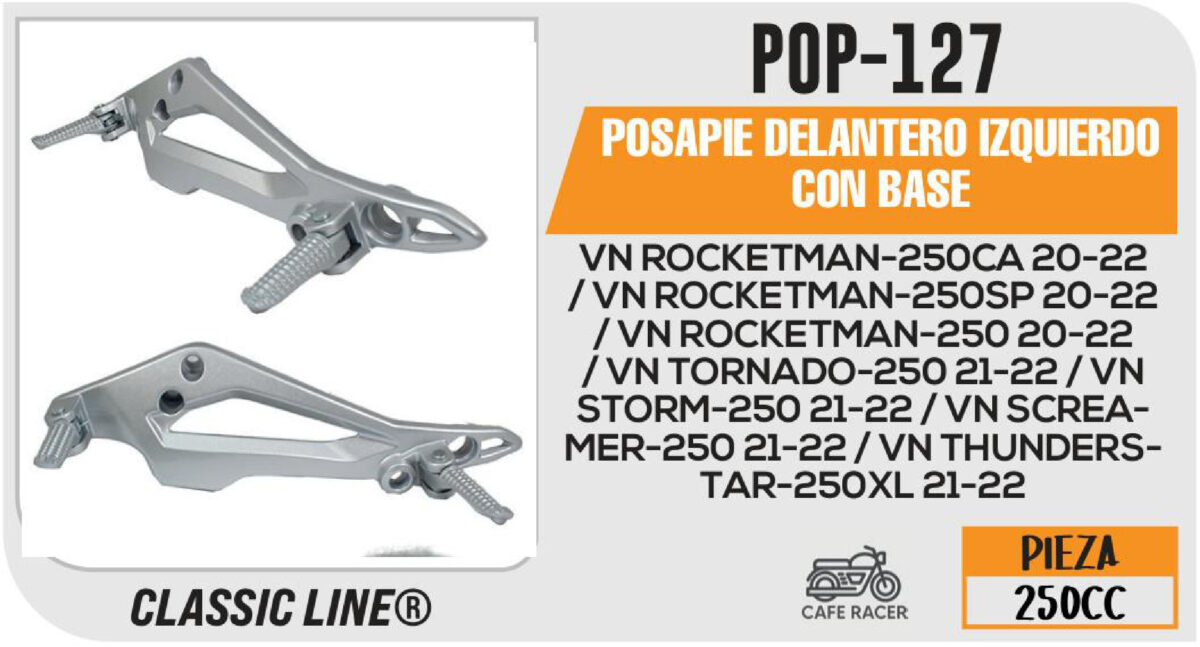 POSAPIE DELANTERO IZQUIERDO CON BASE