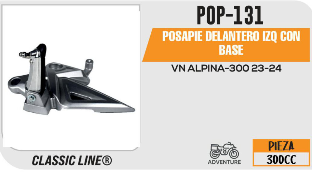 POSAPIE DELANTERO IZQ CON BASE