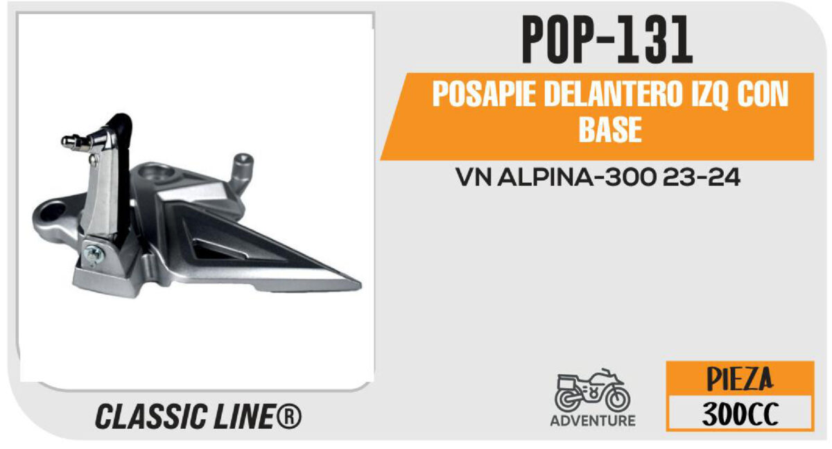 POSAPIE DELANTERO IZQ CON BASE