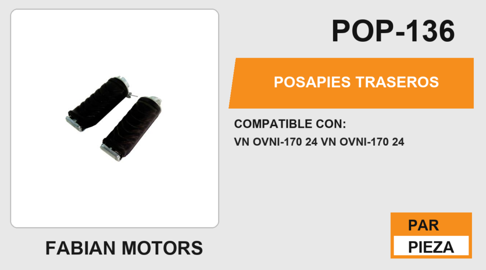 POSAPIES TRASEROS