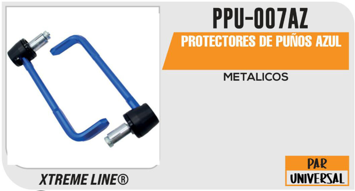 PROTECTORES DE PUÑOS AZUL