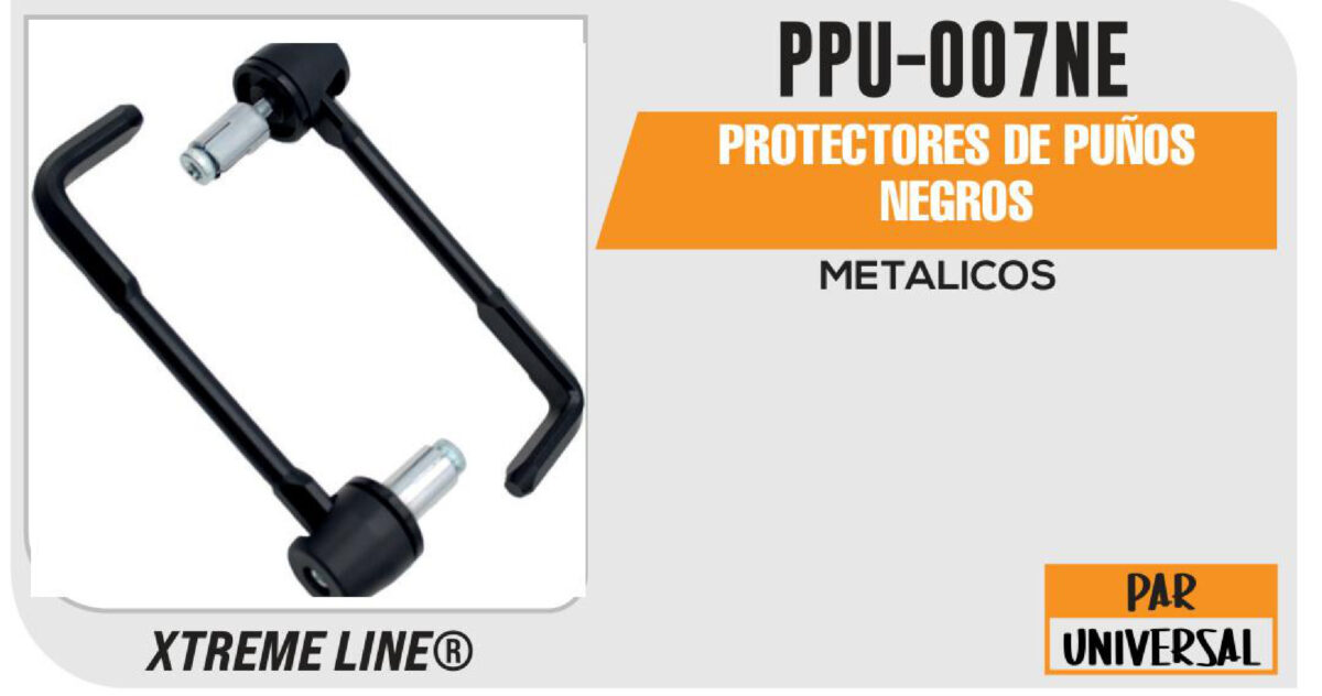 PROTECTORES DE PUÑOS NEGROS