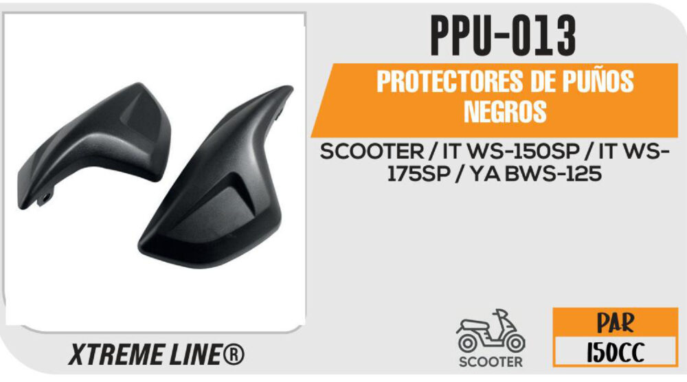 PROTECTORES DE PUÑOS NEGROS