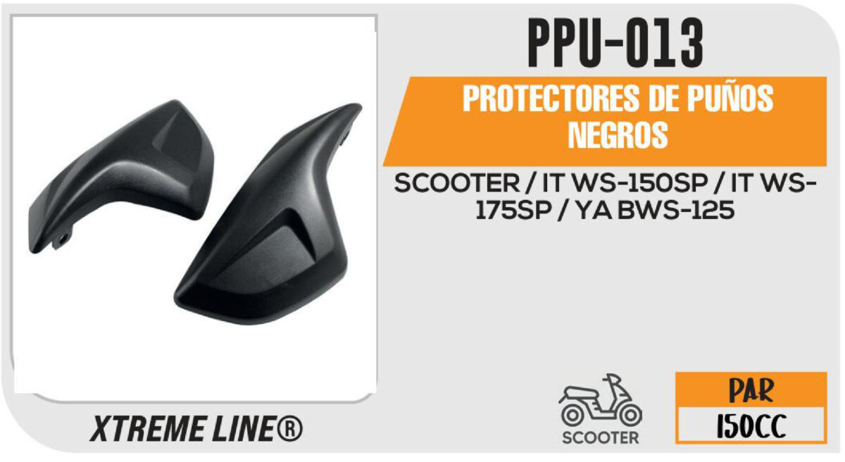 PROTECTORES DE PUÑOS NEGROS