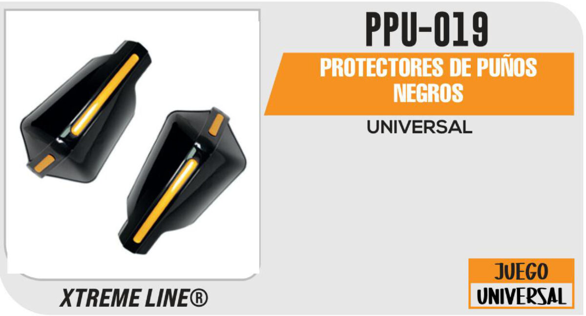 PROTECTORES DE PUÑOS NEGROS