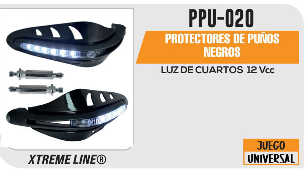 PROTECTORES DE PUÑOS NEGROS