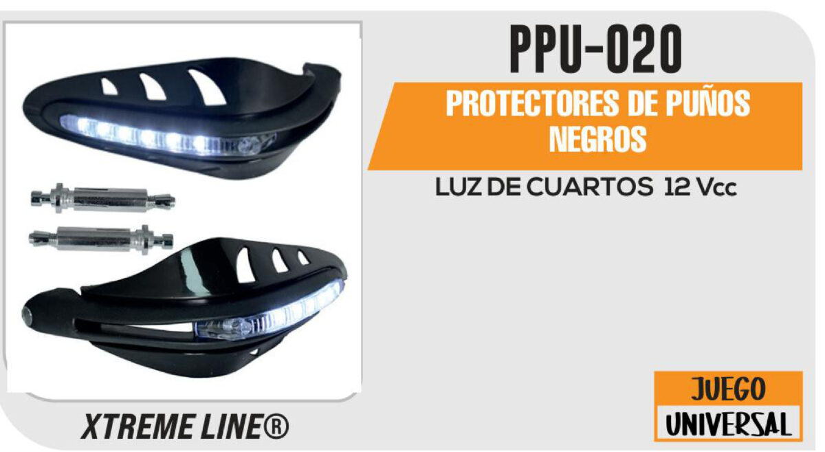 PROTECTORES DE PUÑOS NEGROS