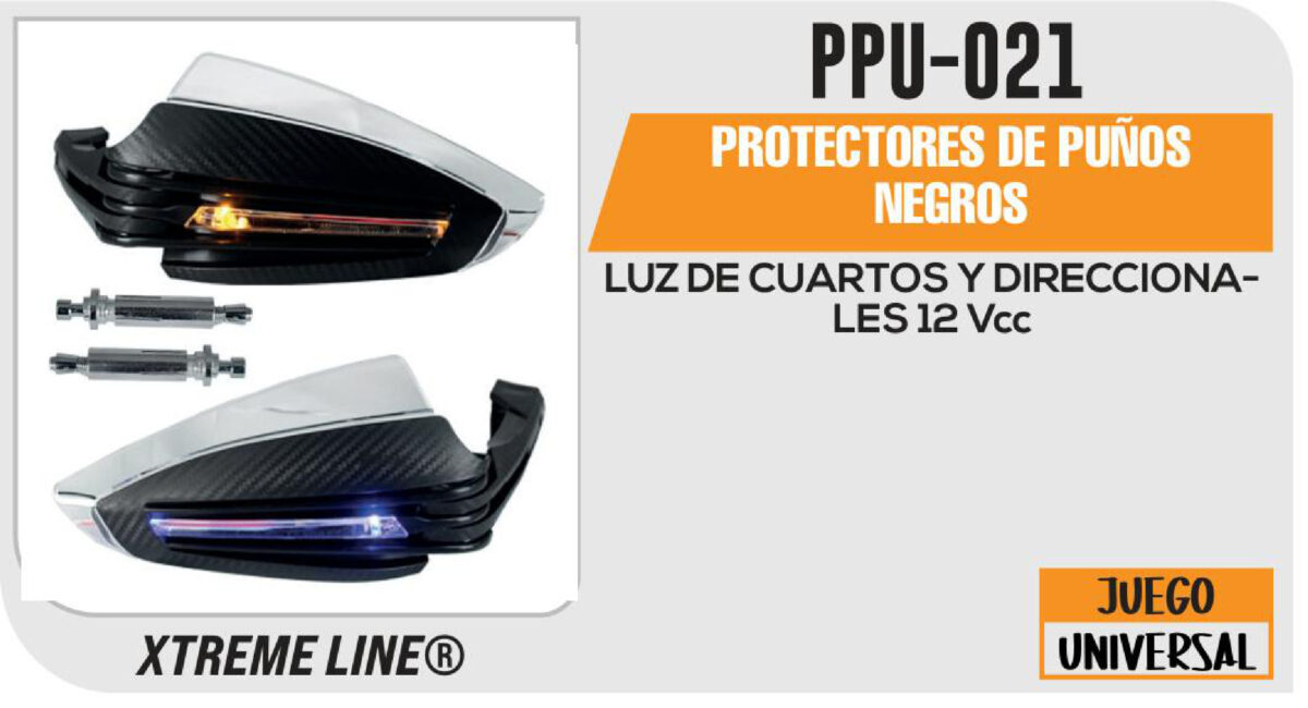 PROTECTORES DE PUÑOS NEGROS