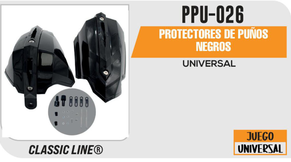 PROTECTORES DE PUÑOS NEGROS