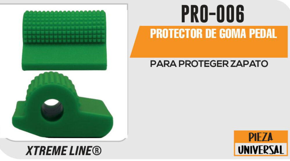 PROTECTOR DE GOMA PEDAL