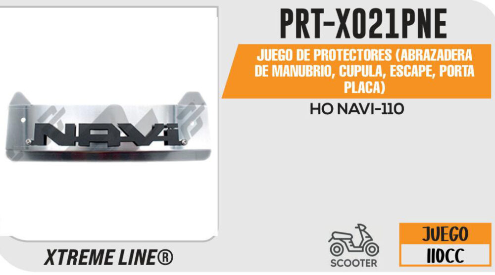 JUEGO DE PROTECTORES (ABRAZADERA DE MANUBRIO, CUPULA, ESCAPE, PORTA PLACA) ACERO INOXIDABLE
