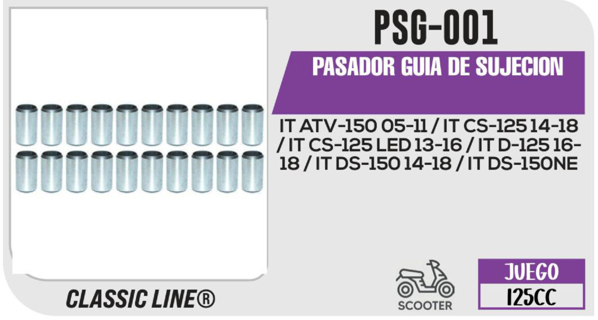 PASADOR GUIA DE SUJECION 10 X 8