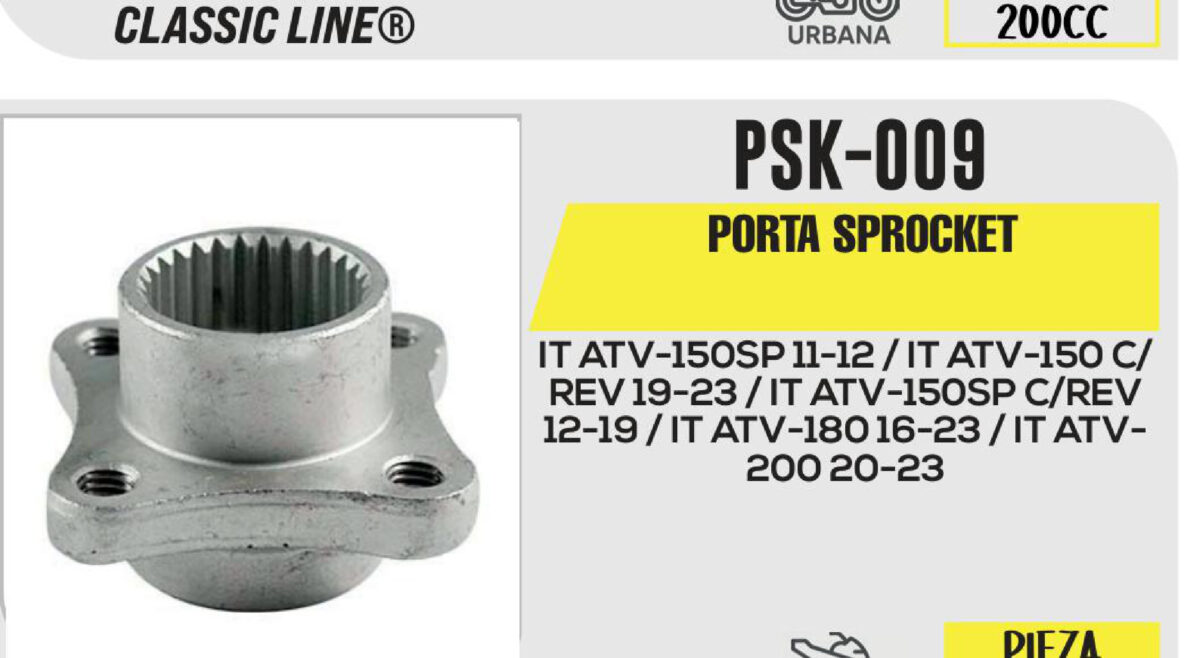 PORTA SPROCKET TRASERO