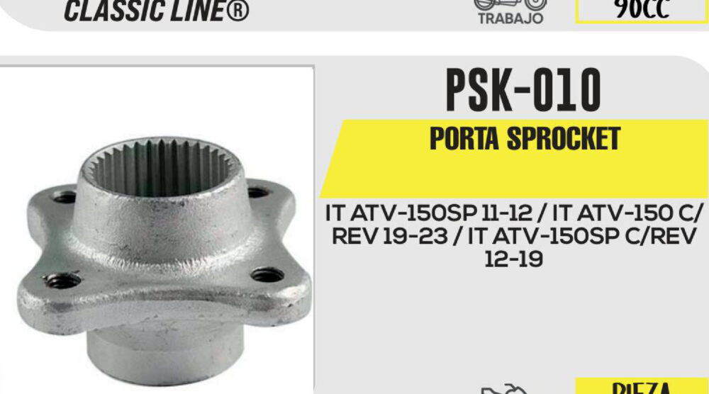 PORTA SPROCKET TRASERO