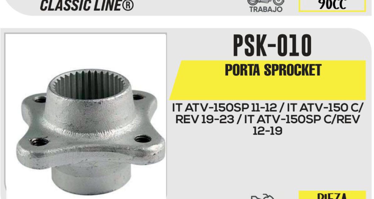 PORTA SPROCKET TRASERO