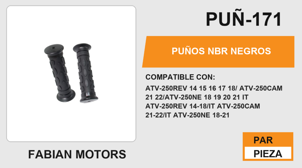 PUÑOS NBR NEGROS