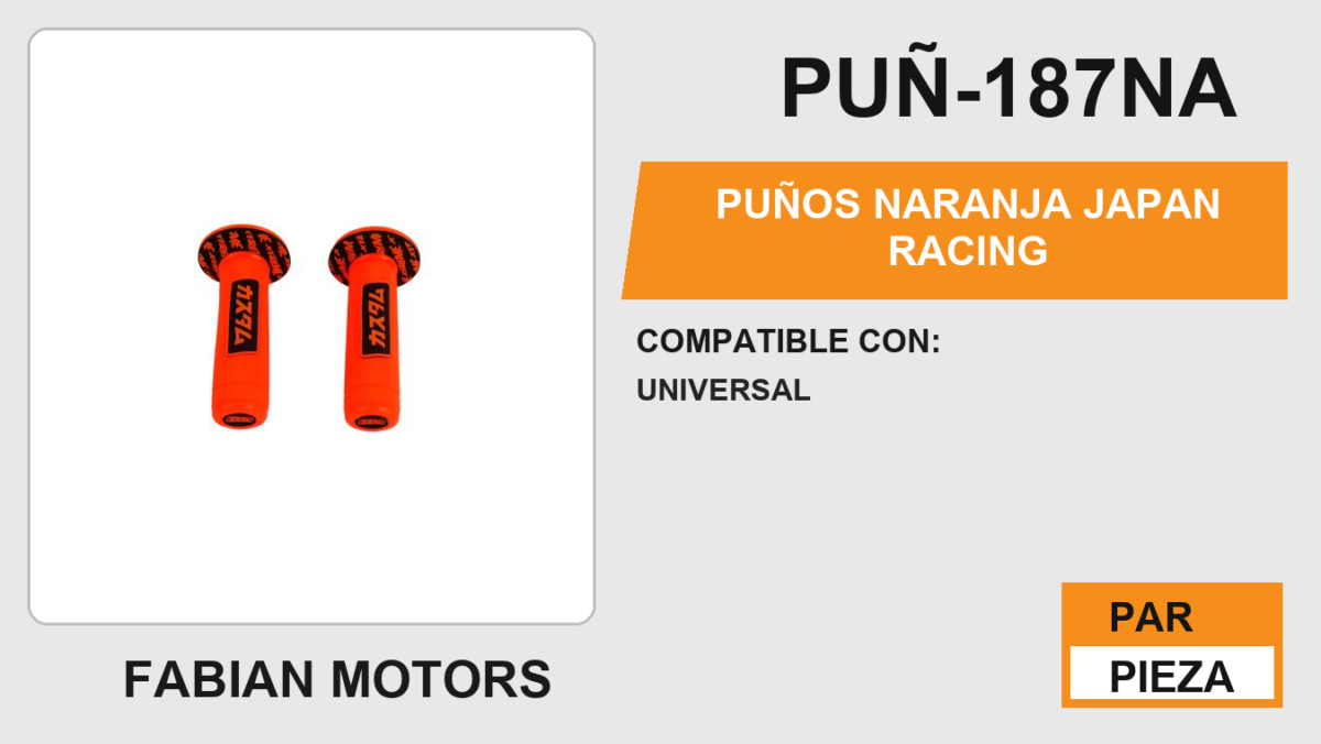 PUÑOS NARANJA JAPAN RACING