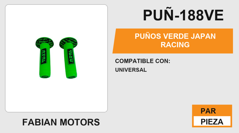PUÑOS VERDE JAPAN RACING
