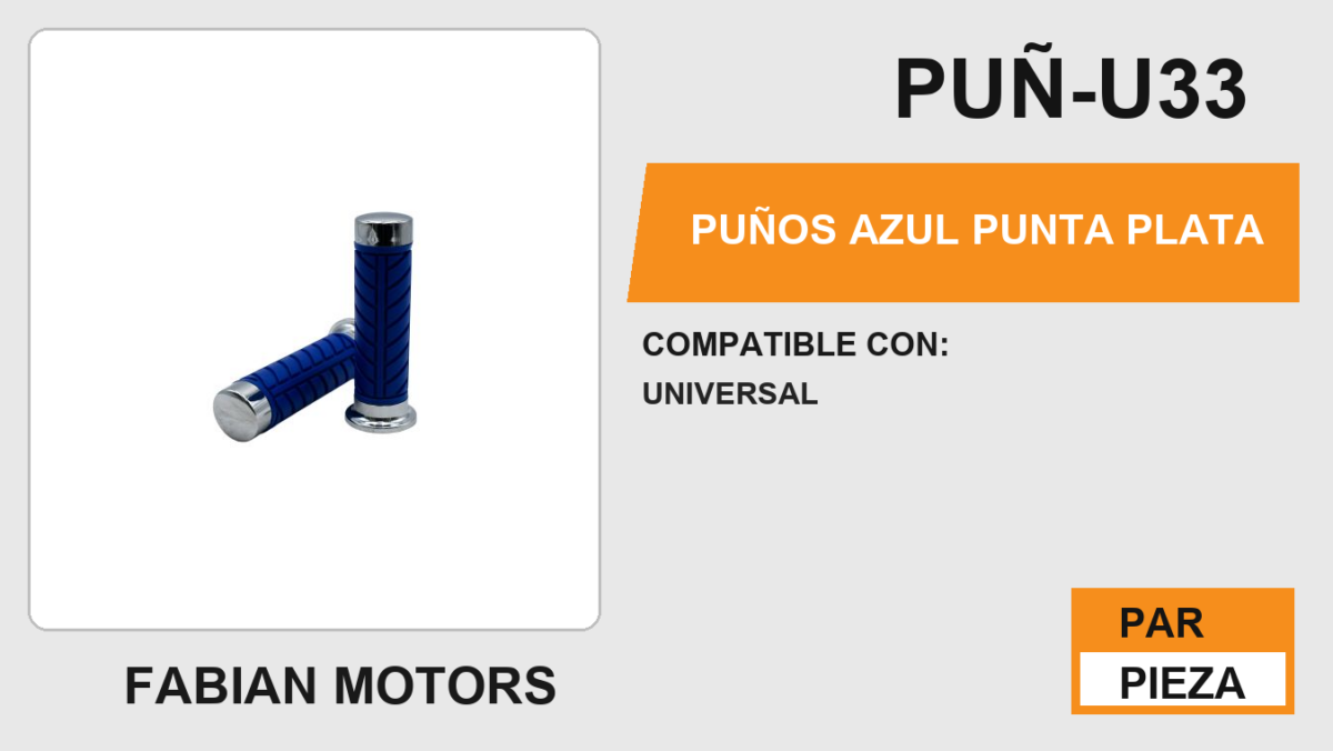 PUÑOS AZUL PUNTA PLATA