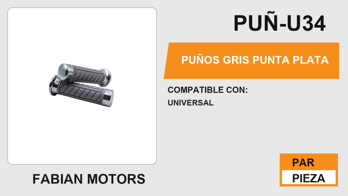 PUÑOS GRIS PUNTA PLATA