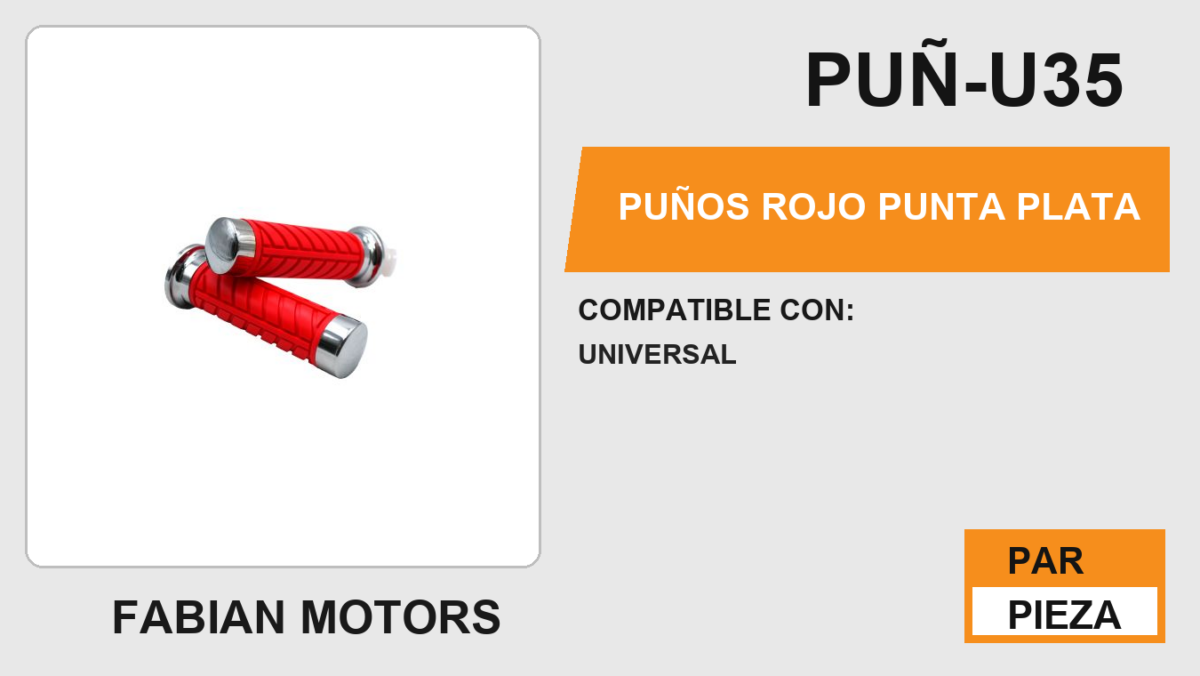 PUÑOS ROJO PUNTA PLATA