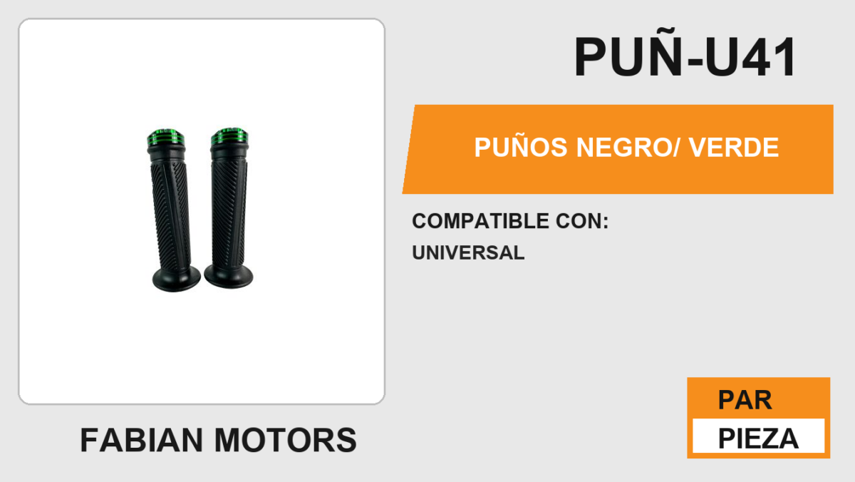 PUÑOS NEGRO/ VERDE