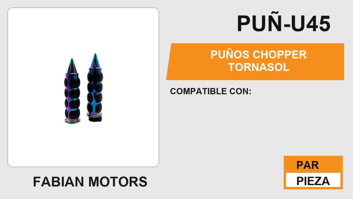 PUÑOS CHOPPER TORNASOL