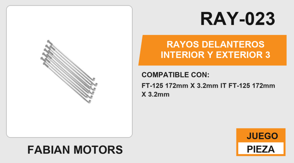 RAYOS DELANTEROS INTERIOR Y EXTERIOR 3