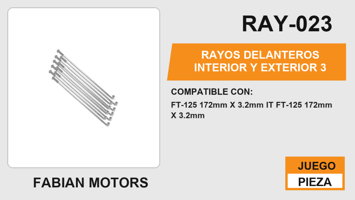 RAYOS DELANTEROS INTERIOR Y EXTERIOR 3