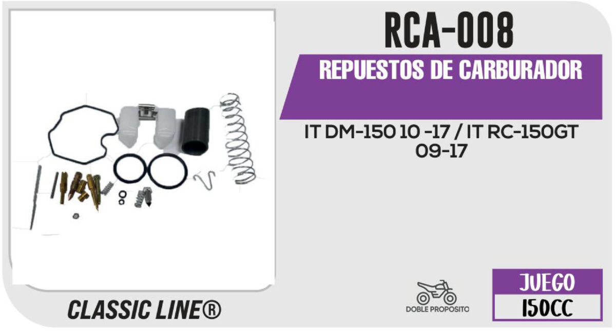 REPUESTOS DE CARBURADOR