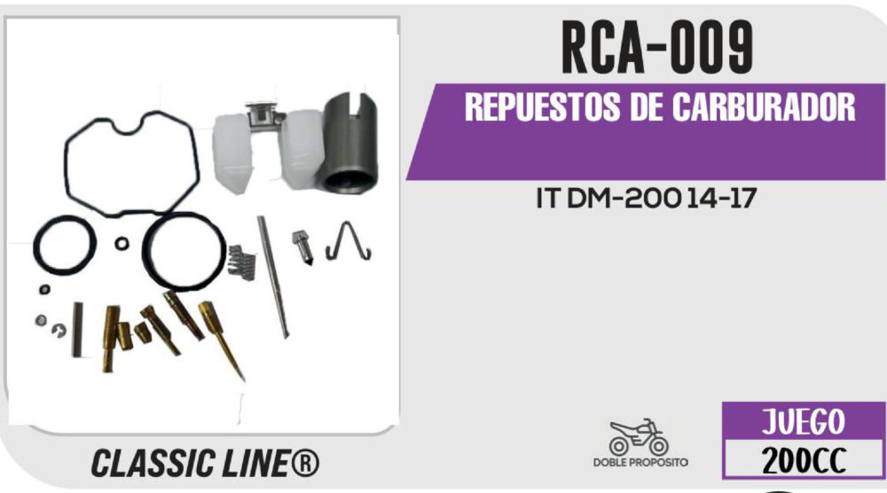 REPUESTOS DE CARBURADOR