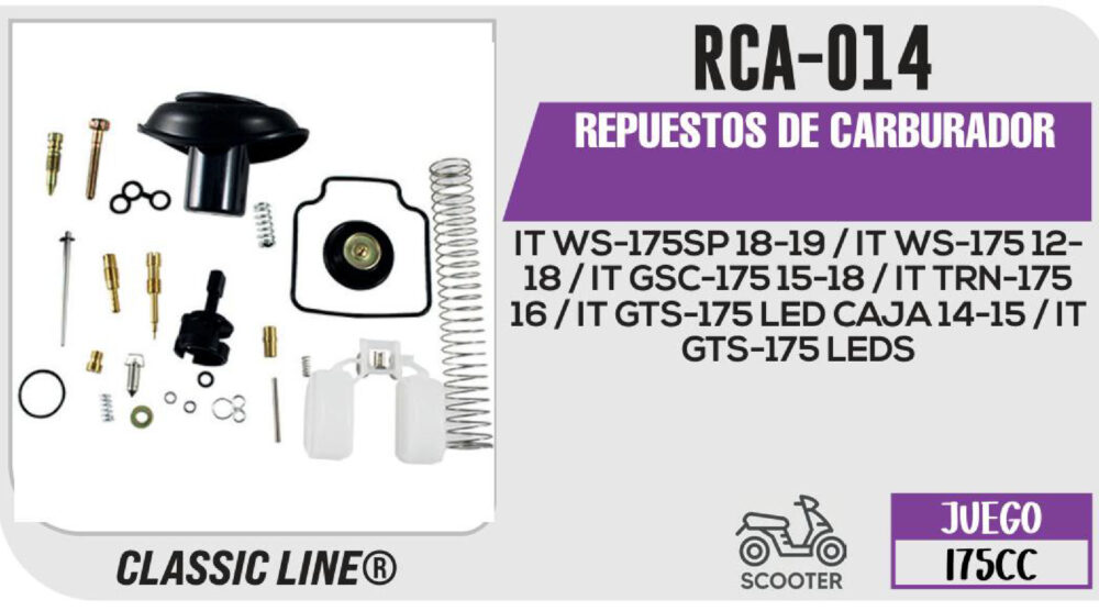 REPUESTOS DE CARBURADOR