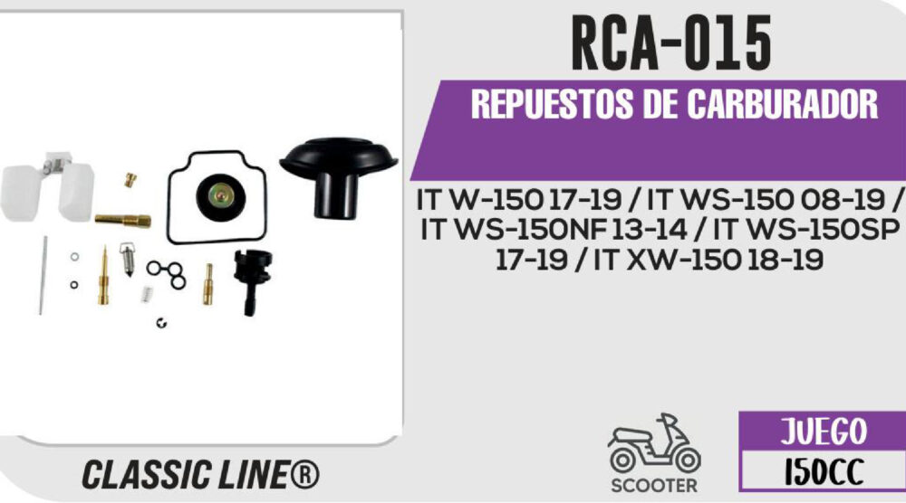 REPUESTOS DE CARBURADOR