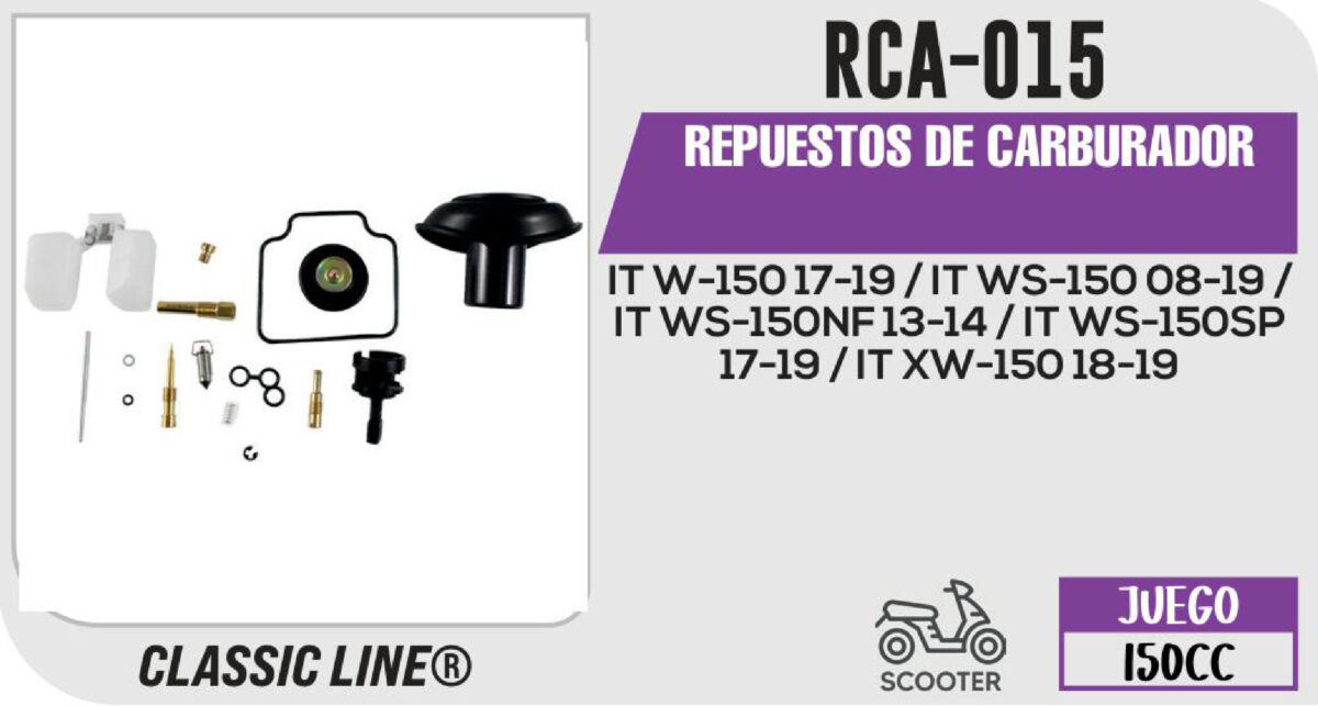 REPUESTOS DE CARBURADOR
