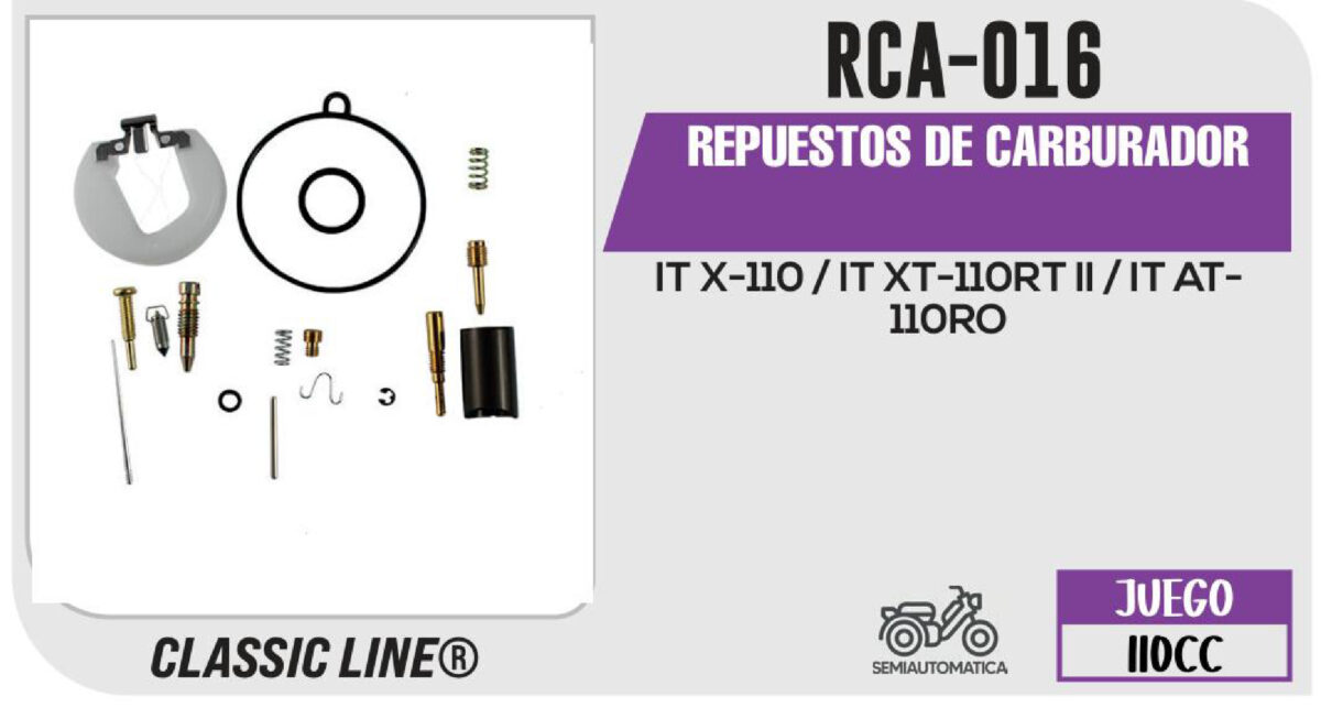 REPUESTOS DE CARBURADOR