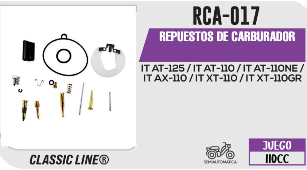 REPUESTOS DE CARBURADOR