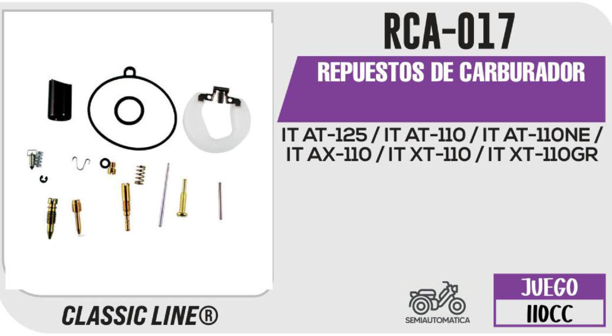 REPUESTOS DE CARBURADOR