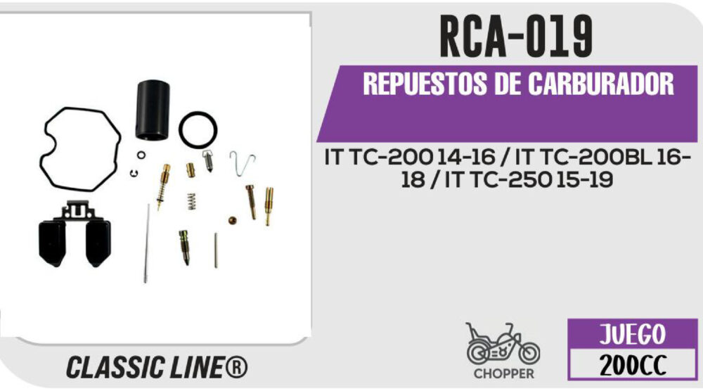 REPUESTOS DE CARBURADOR