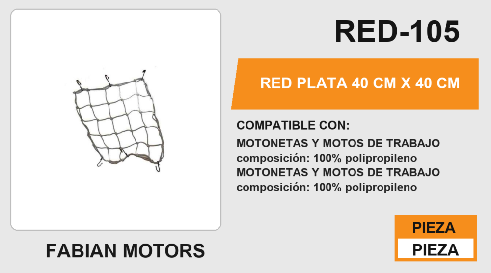 RED PLATA 40 cm x 40 cm