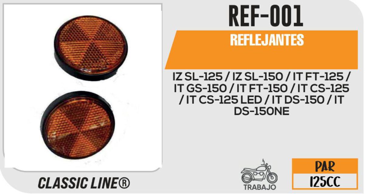 REFEJANTE REDONDO AMARILLO