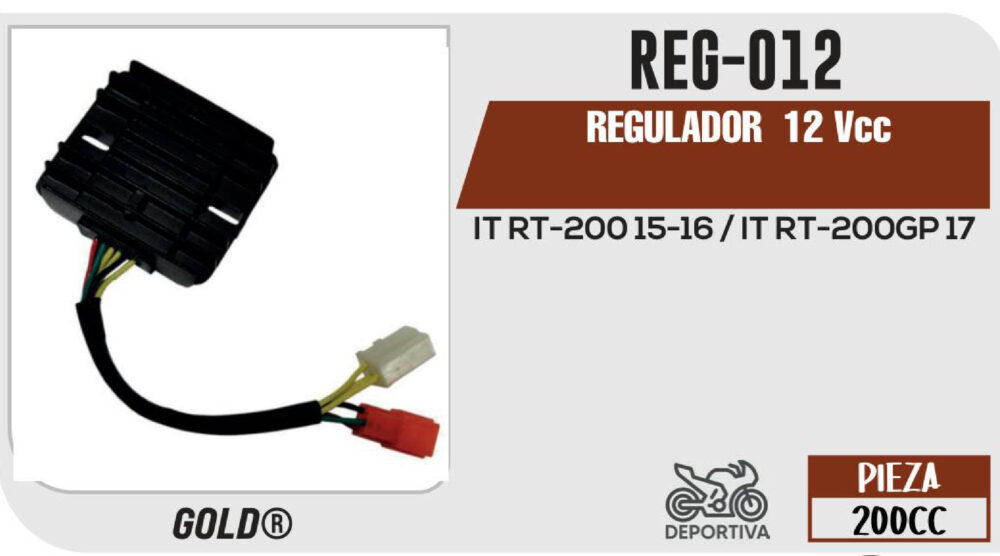 REGULADOR 6 PUNTAS 12Vcc
