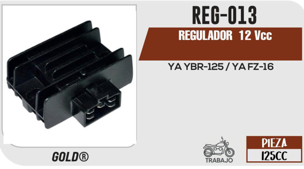 REGULADOR 5 PUNTAS 12Vcc