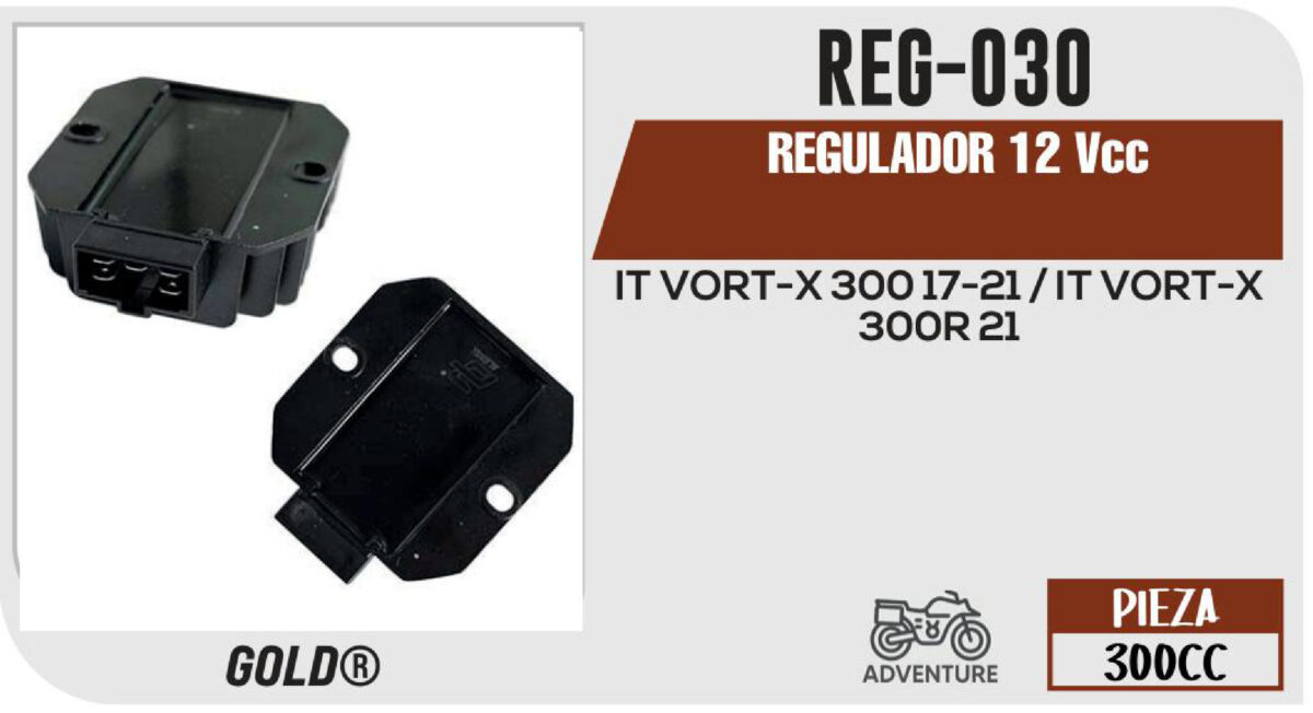 REGULADOR 5 PUNTAS 12Vcc AC