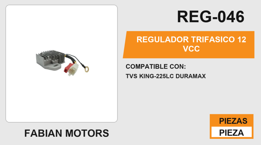 REGULADOR TRIFASICO 12 Vcc