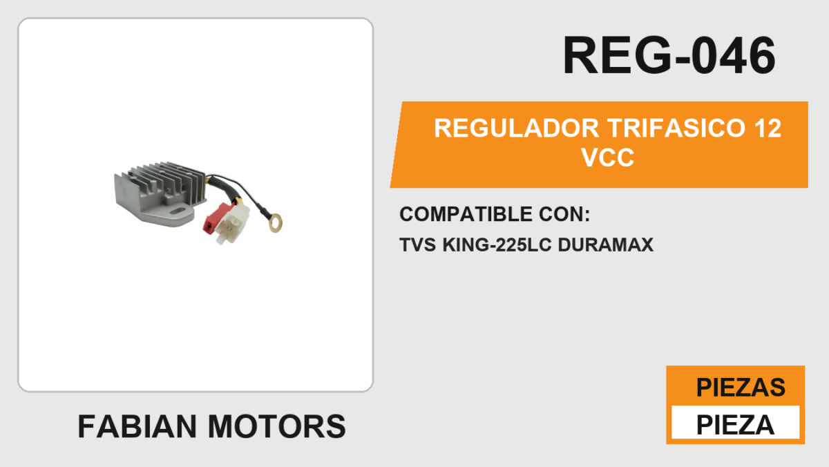 REGULADOR TRIFASICO 12 Vcc