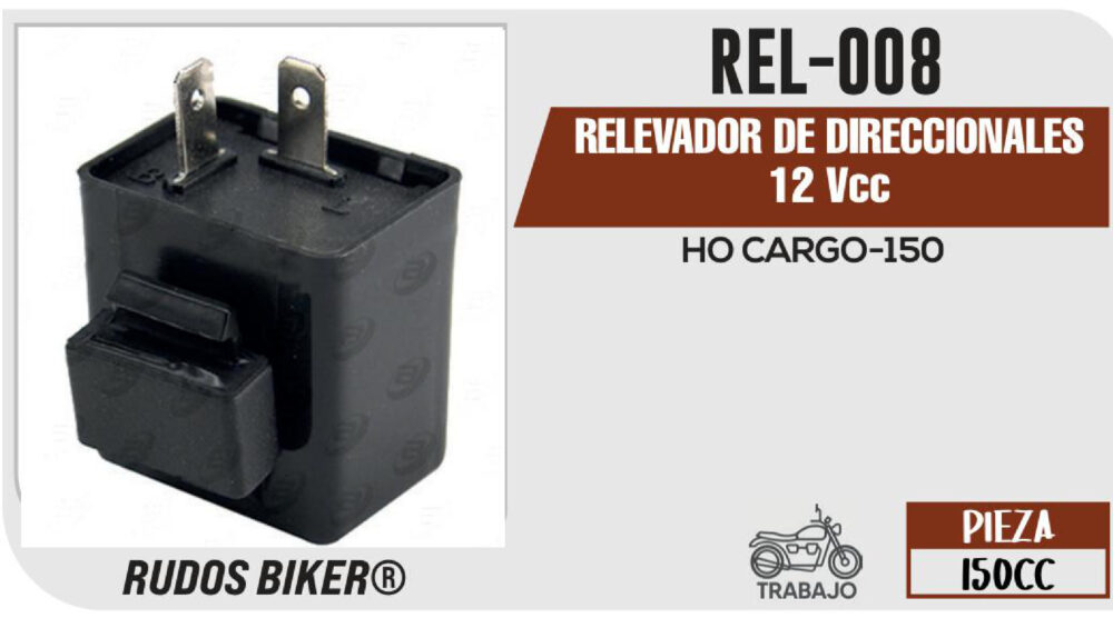RELEVADOR DE DIRECCIONALES DESTELLADOR CUADRADO 12Vcc