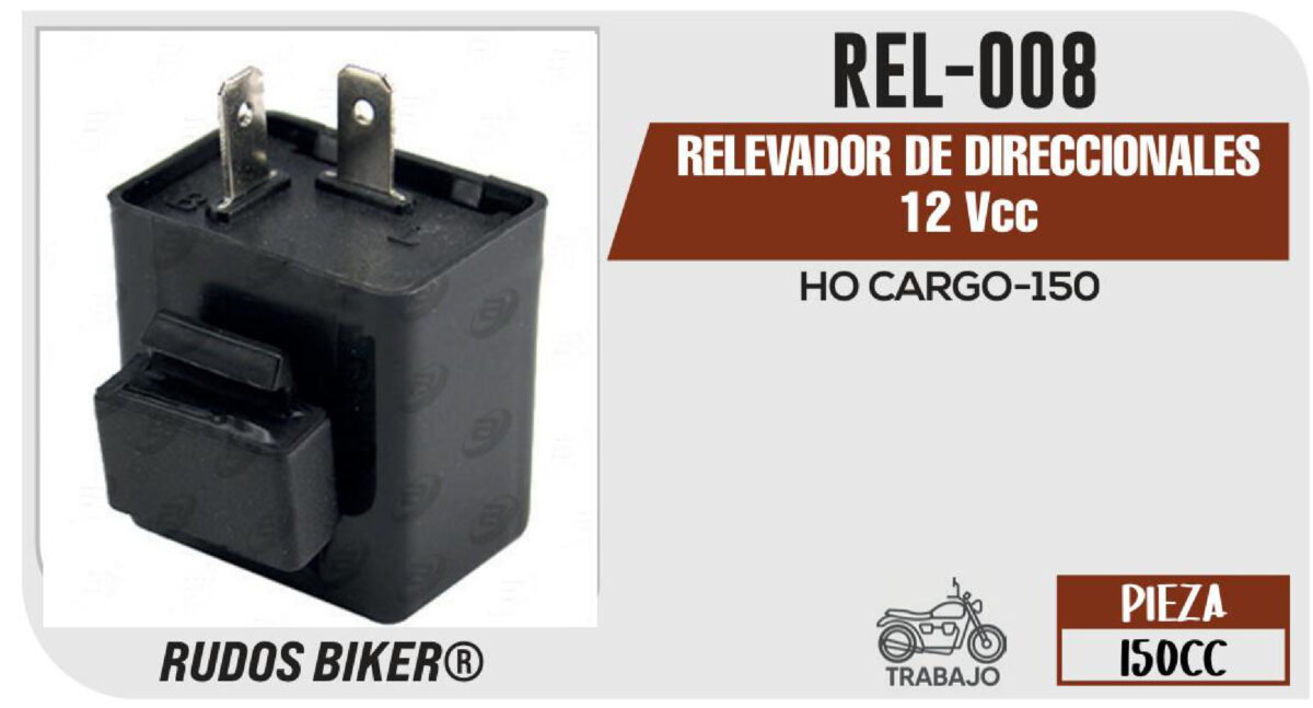 RELEVADOR DE DIRECCIONALES DESTELLADOR CUADRADO 12Vcc